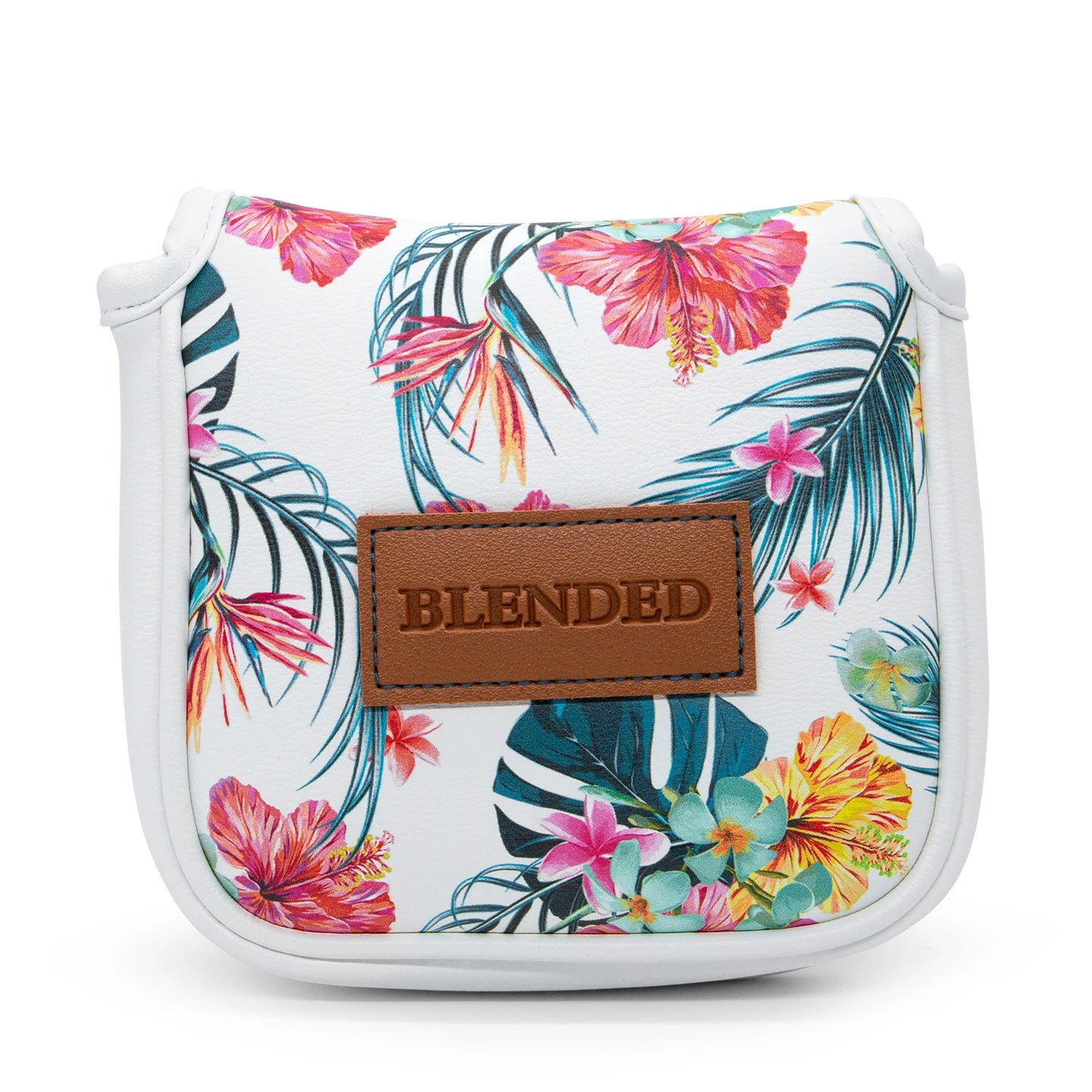 White Embroidered Floral Golf Headcovers - Blended Fairways