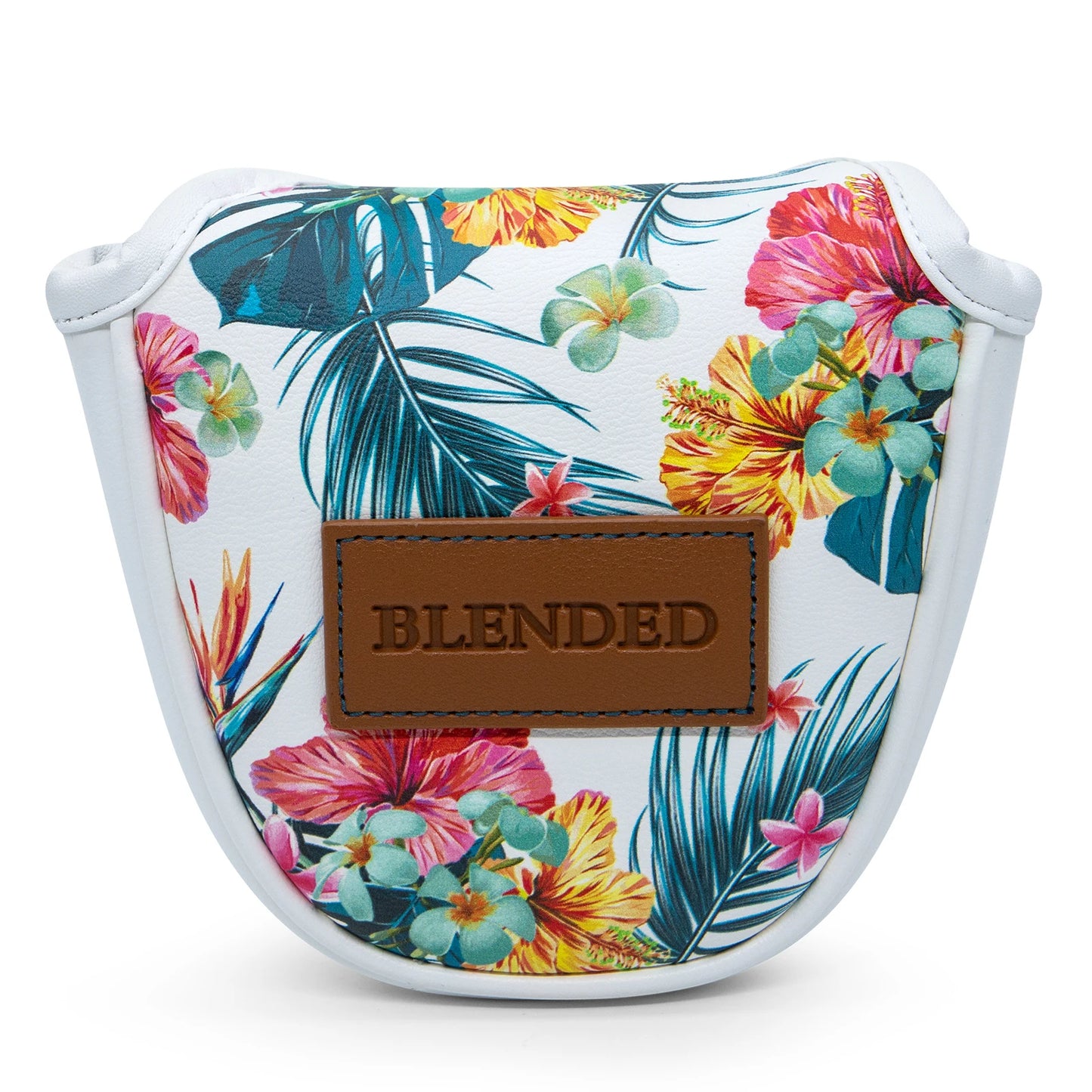 White Embroidered Floral Golf Headcovers - Blended Fairways